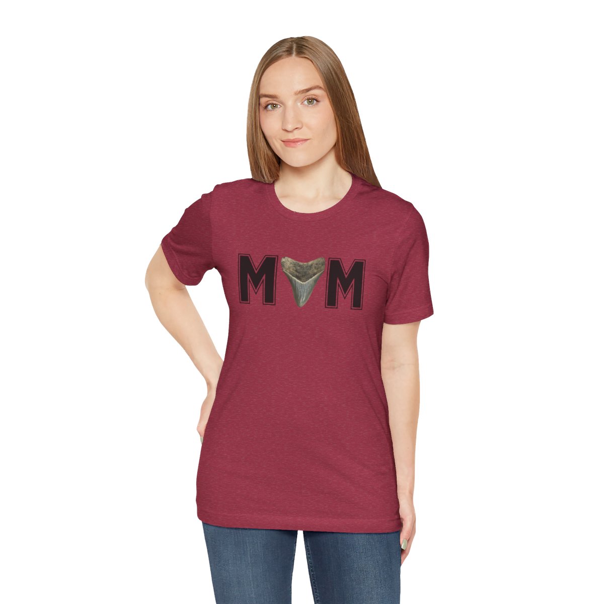 Mom Shark Tooth Hunter Shirt | Gift for Mom | Mothers Day Gift |Unisex Jersey Short Sleeve Tee - Image 171