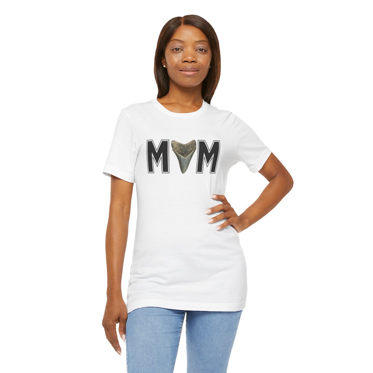 Mom Shark Tooth Hunter Shirt | Gift for Mom | Mothers Day Gift |Unisex Jersey Short Sleeve Tee - Image 47