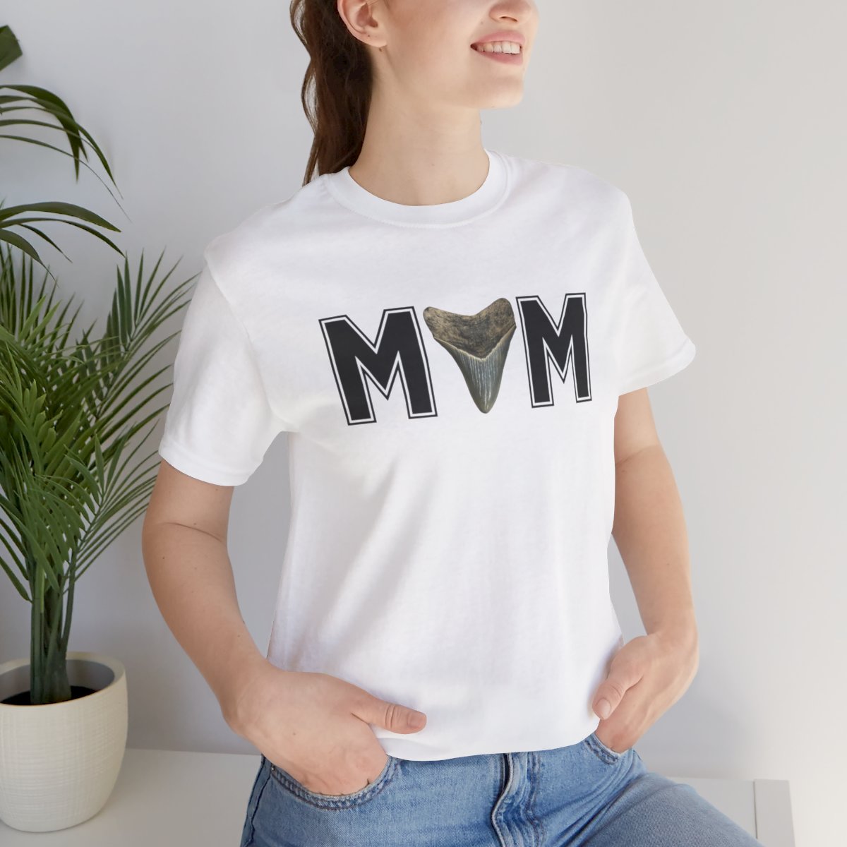 Mom Shark Tooth Hunter Shirt | Gift for Mom | Mothers Day Gift |Unisex Jersey Short Sleeve Tee - Image 49