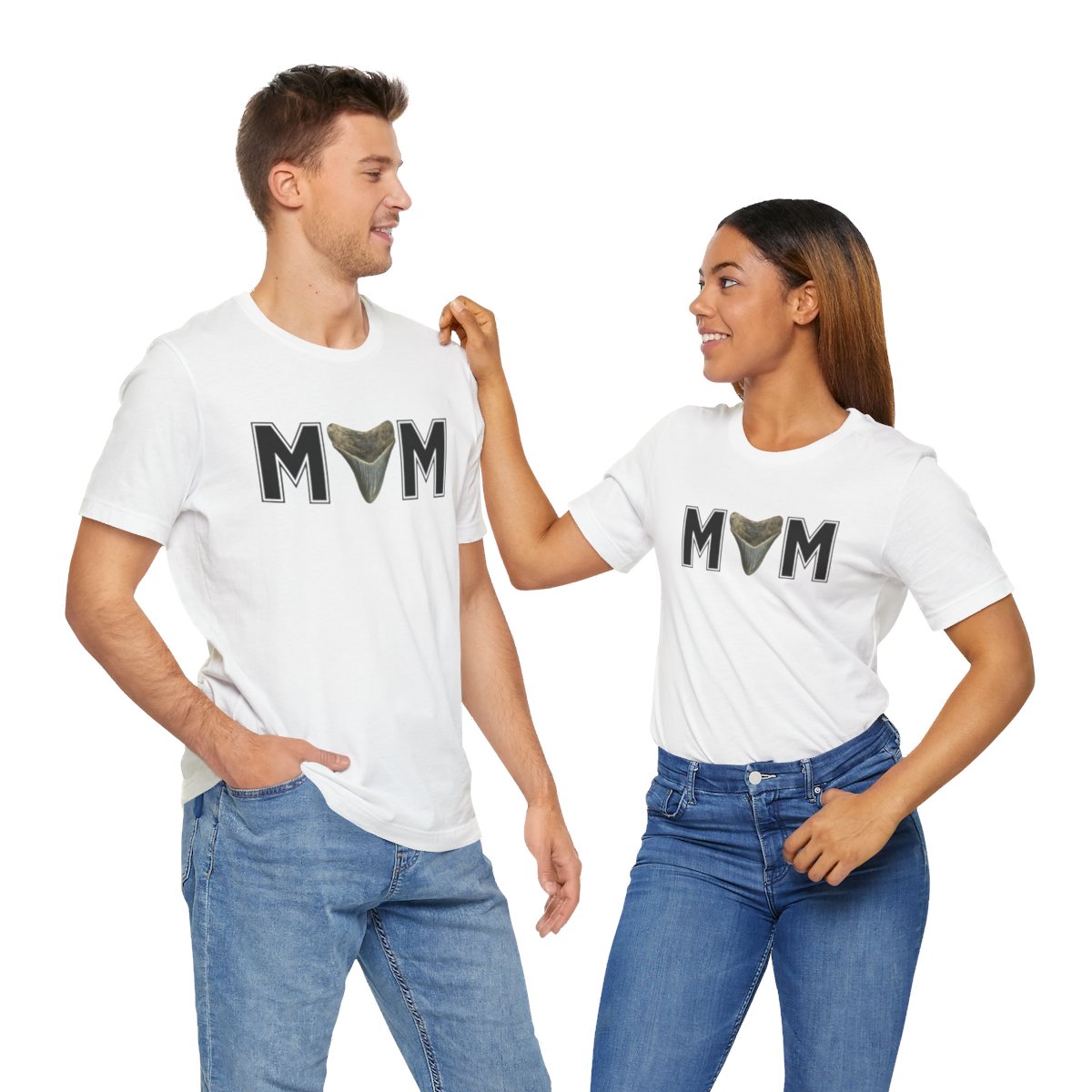 Mom Shark Tooth Hunter Shirt | Gift for Mom | Mothers Day Gift |Unisex Jersey Short Sleeve Tee - Image 50