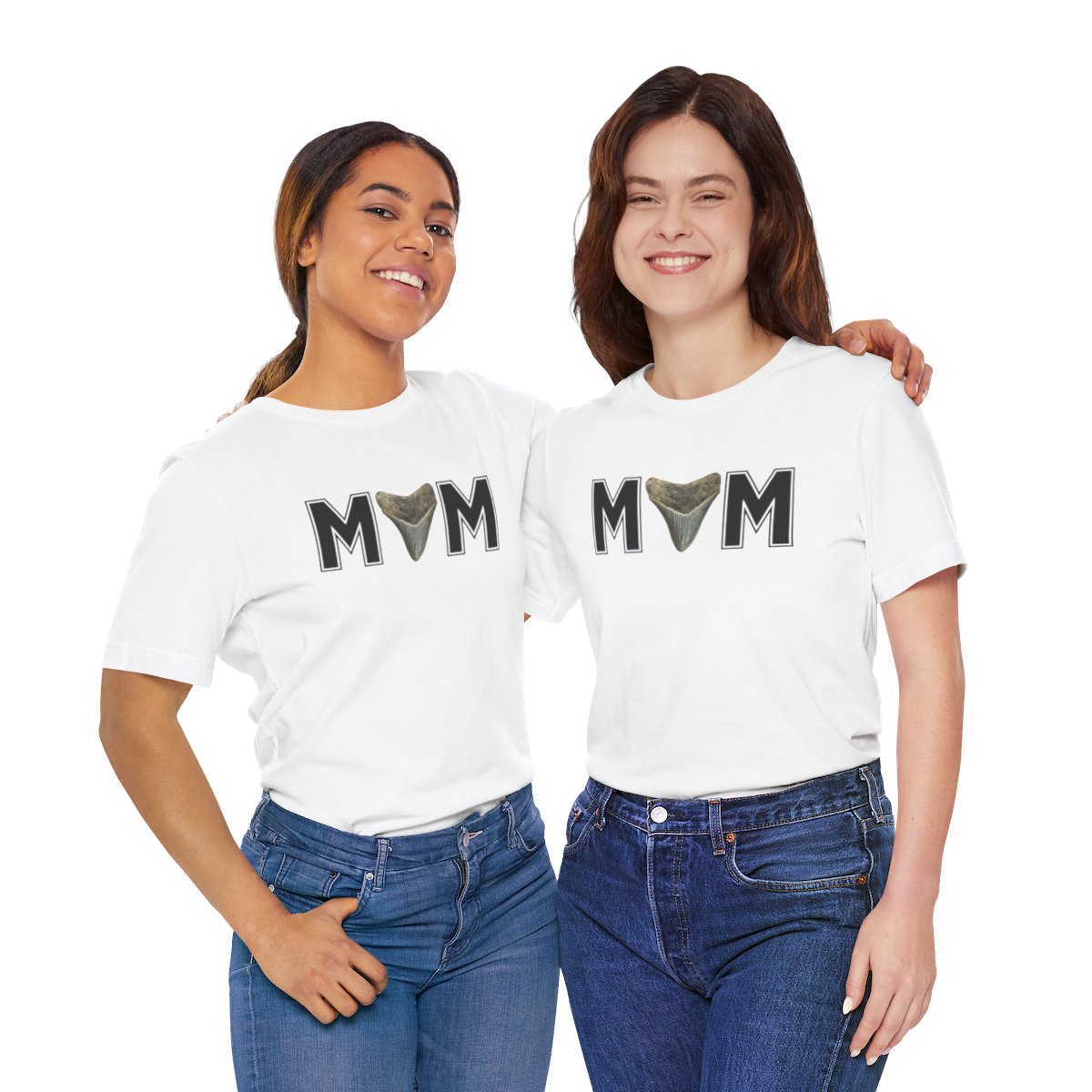 Mom Shark Tooth Hunter Shirt | Gift for Mom | Mothers Day Gift |Unisex Jersey Short Sleeve Tee - Image 52