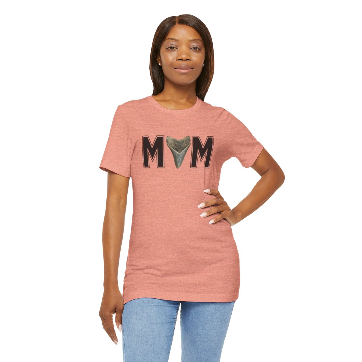 Mom Shark Tooth Hunter Shirt | Gift for Mom | Mothers Day Gift |Unisex Jersey Short Sleeve Tee - Image 76