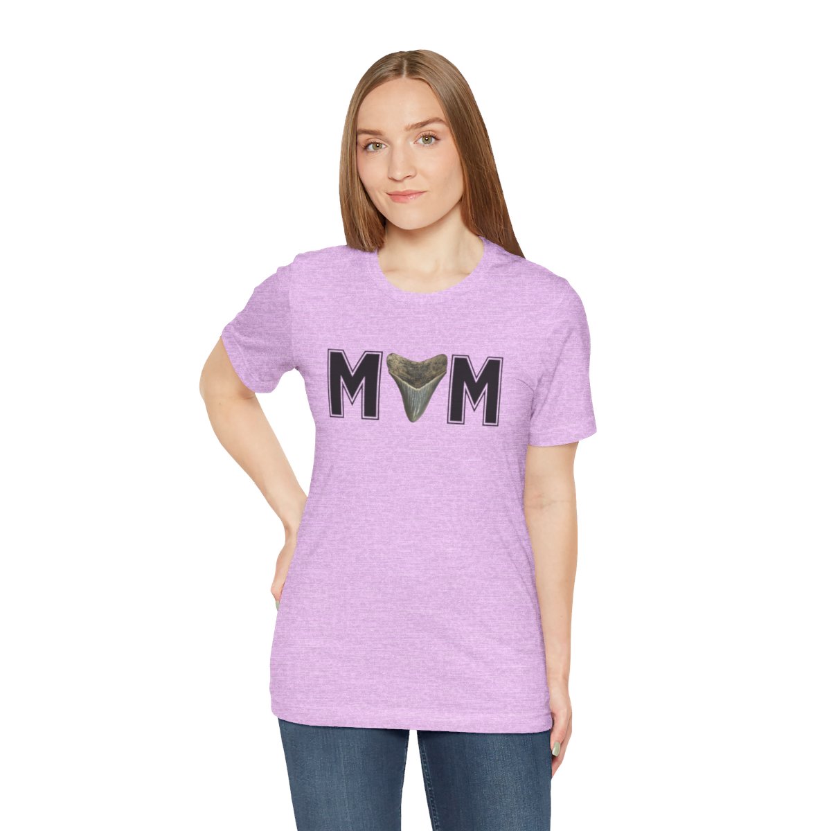Mom Shark Tooth Hunter Shirt | Gift for Mom | Mothers Day Gift |Unisex Jersey Short Sleeve Tee - Image 142