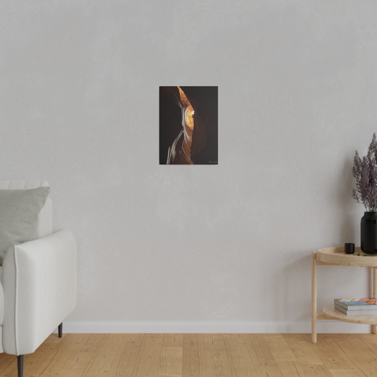Eye See You at Upper Antelope Canyon Matte Canvas, Stretched, 0.75" | Antelope Canyon Wall Art | Mystic Eye Nature Photo - Image 7