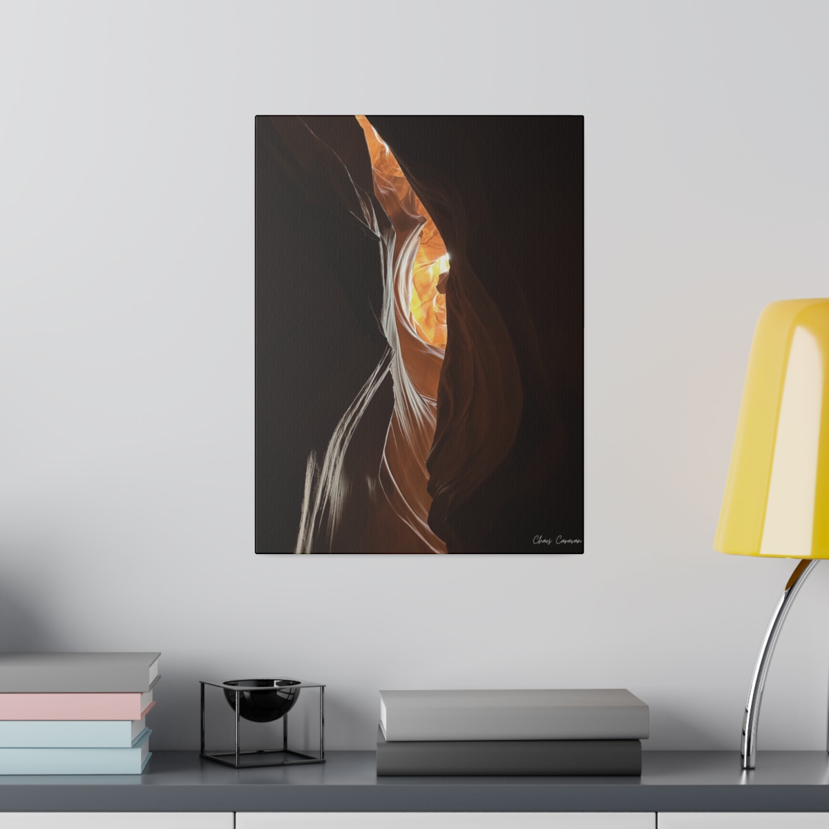 Eye See You at Upper Antelope Canyon Matte Canvas, Stretched, 0.75" | Antelope Canyon Wall Art | Mystic Eye Nature Photo - Image 8