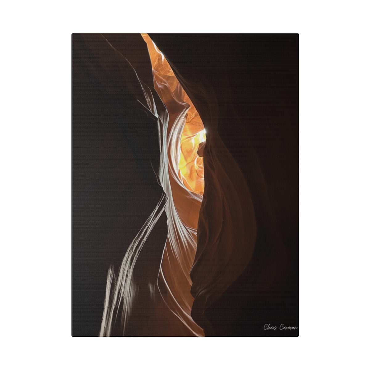Eye See You at Upper Antelope Canyon Matte Canvas, Stretched, 0.75" | Antelope Canyon Wall Art | Mystic Eye Nature Photo - Image 5