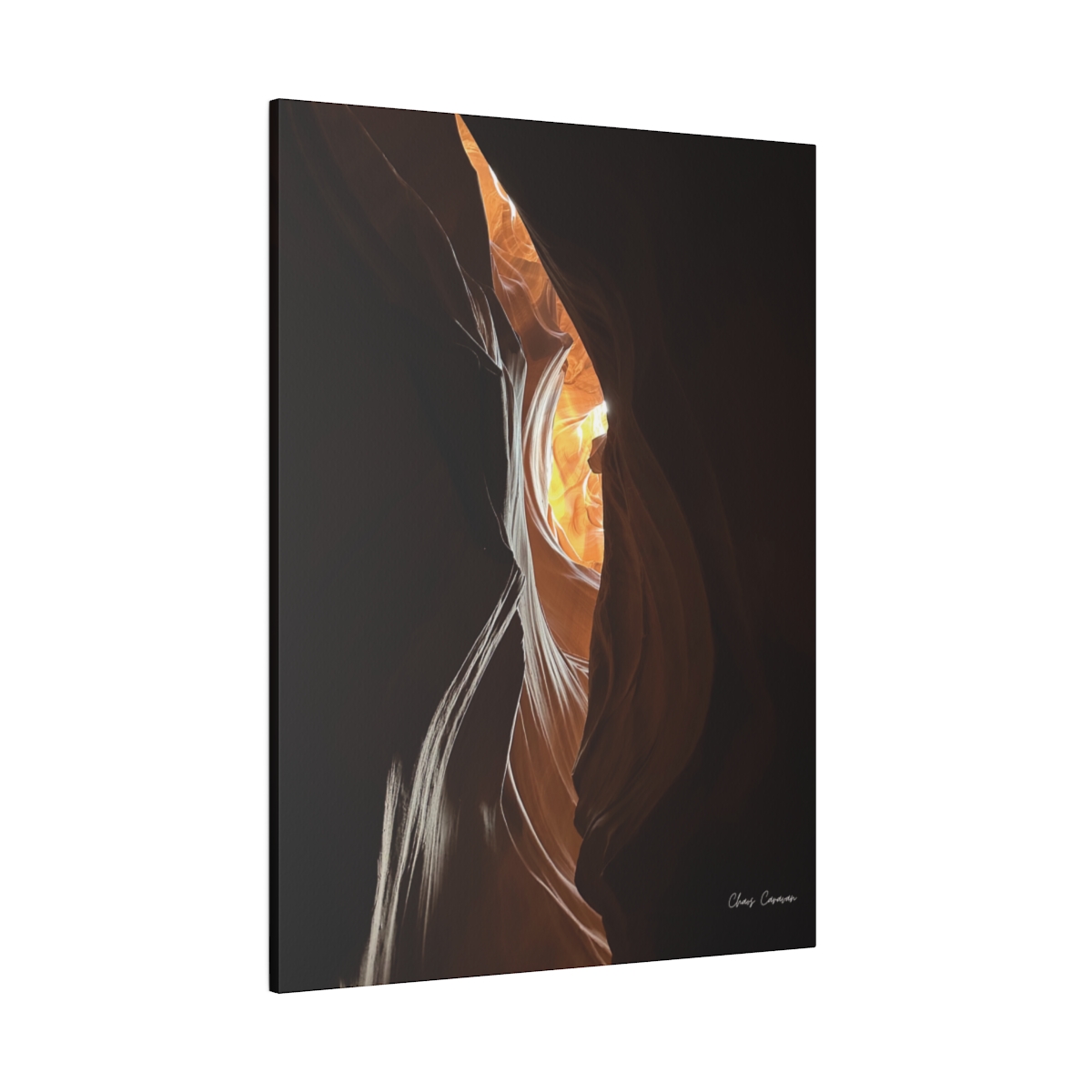 Eye See You at Upper Antelope Canyon Matte Canvas, Stretched, 0.75" | Antelope Canyon Wall Art | Mystic Eye Nature Photo - Image 3