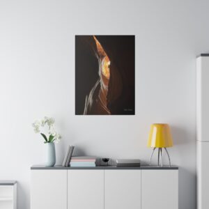 Eye See You at Upper Antelope Canyon Matte Canvas, Stretched, 0.75" | Antelope Canyon Wall Art | Mystic Eye Nature Photo