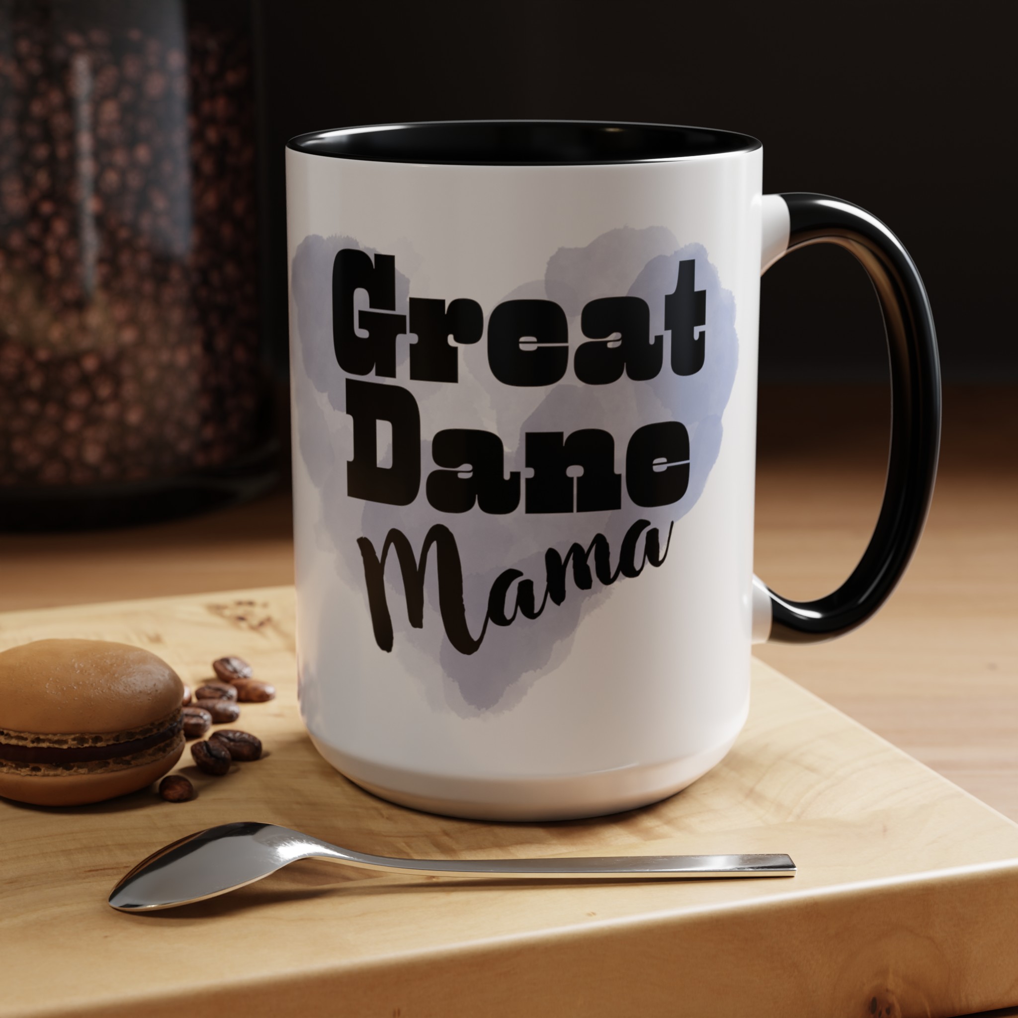 Great Dane Mama Accent Coffee Mug (11, 15oz) | Dog Mom Gift | Pet Lover Coffee Cup - Image 7
