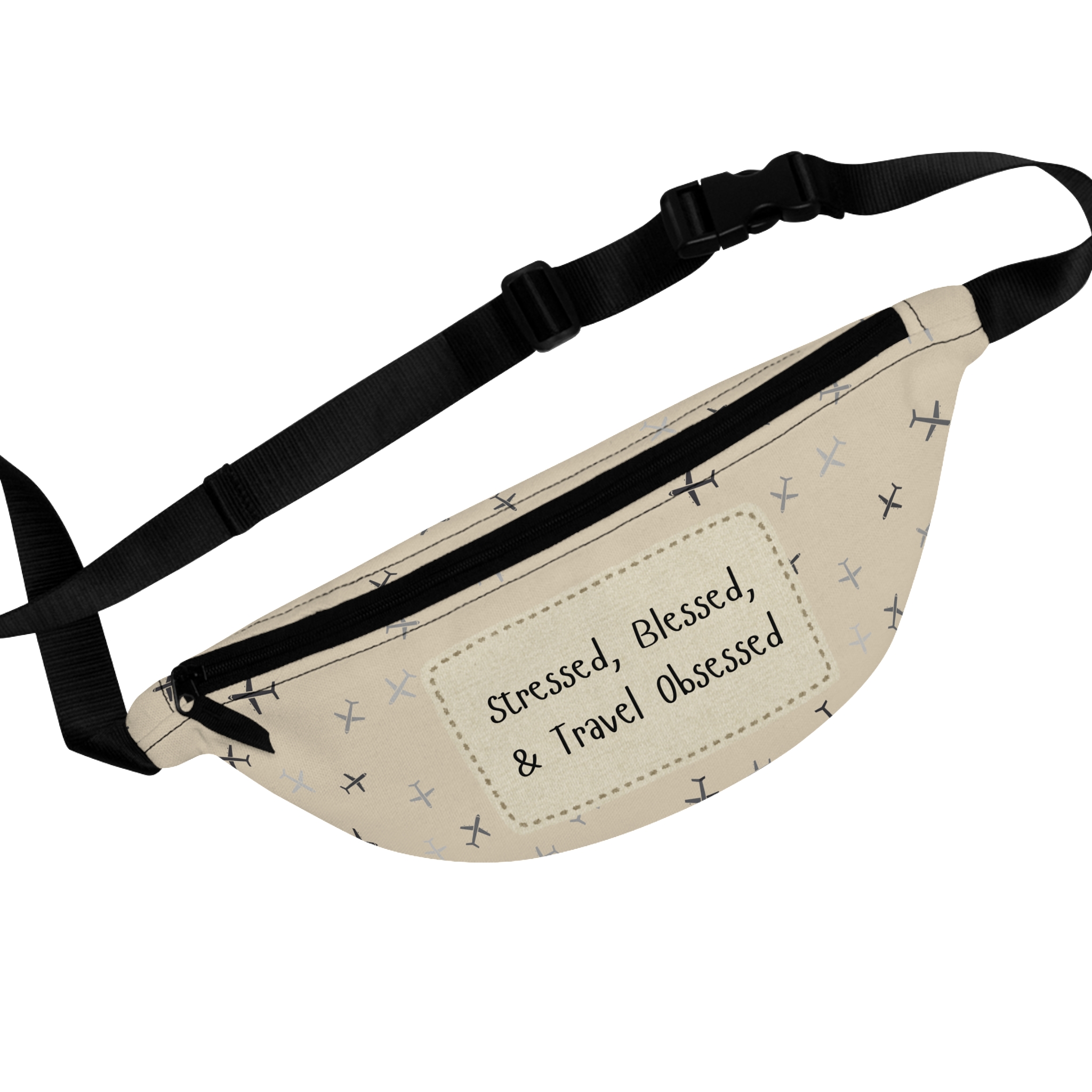 Copy of Stressed Blessed Fanny Pack - Travel Accessory for Adventurers, Perfect Gift for Travelers, Festival Bag, Everyday Use, Stylish Waist Pack