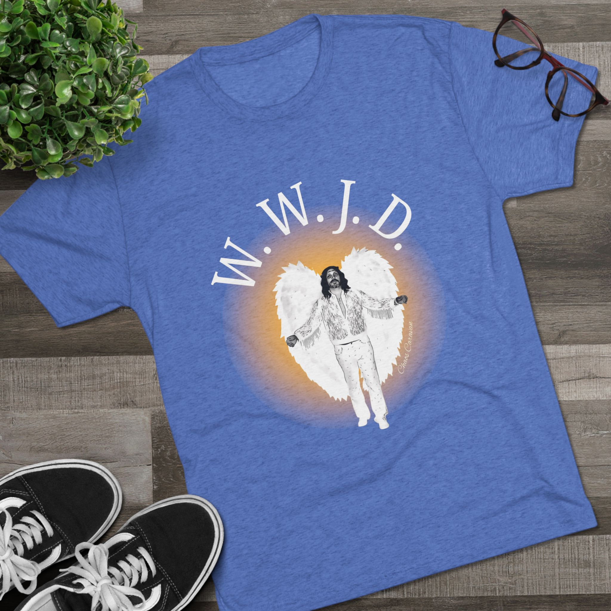 What Would Jimmy Do Tri-Blend Crew Tee - Image 5