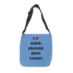 Adjustable Tote Bag for Whale Lovers, Eco-Friendly Shopping Bag, Beach Bag, Gift for Ocean Enthusiasts, Whale Conservation Tote